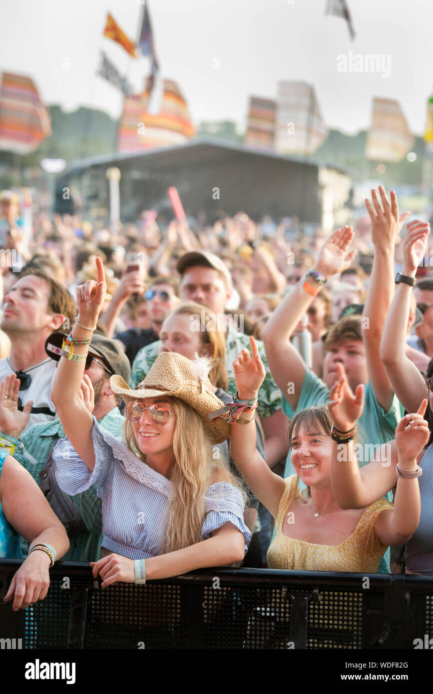 Fans Of Two Door Cinema Club At The Other Stage At The Glastonbury