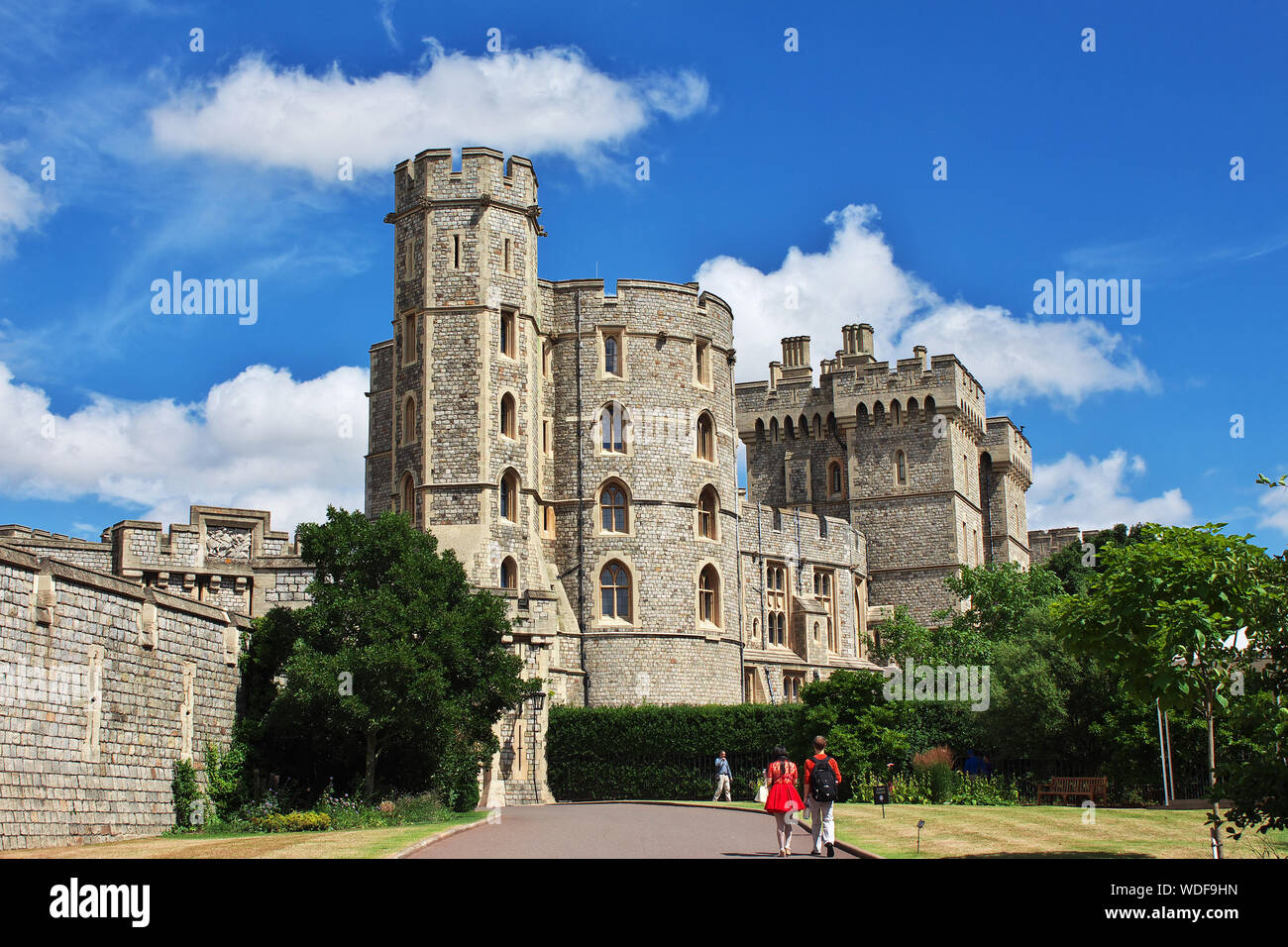 Buildings of Windsor castle in England Stock Photo Alamy