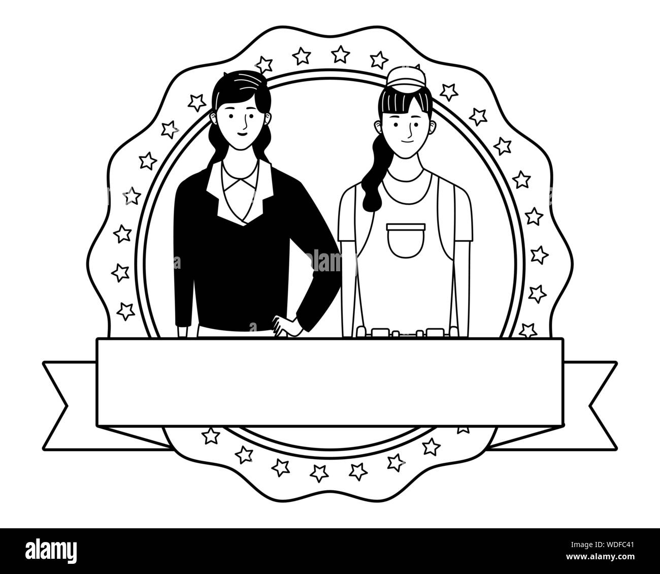 Business team celebration happy Black and White Stock Photos & Images ...