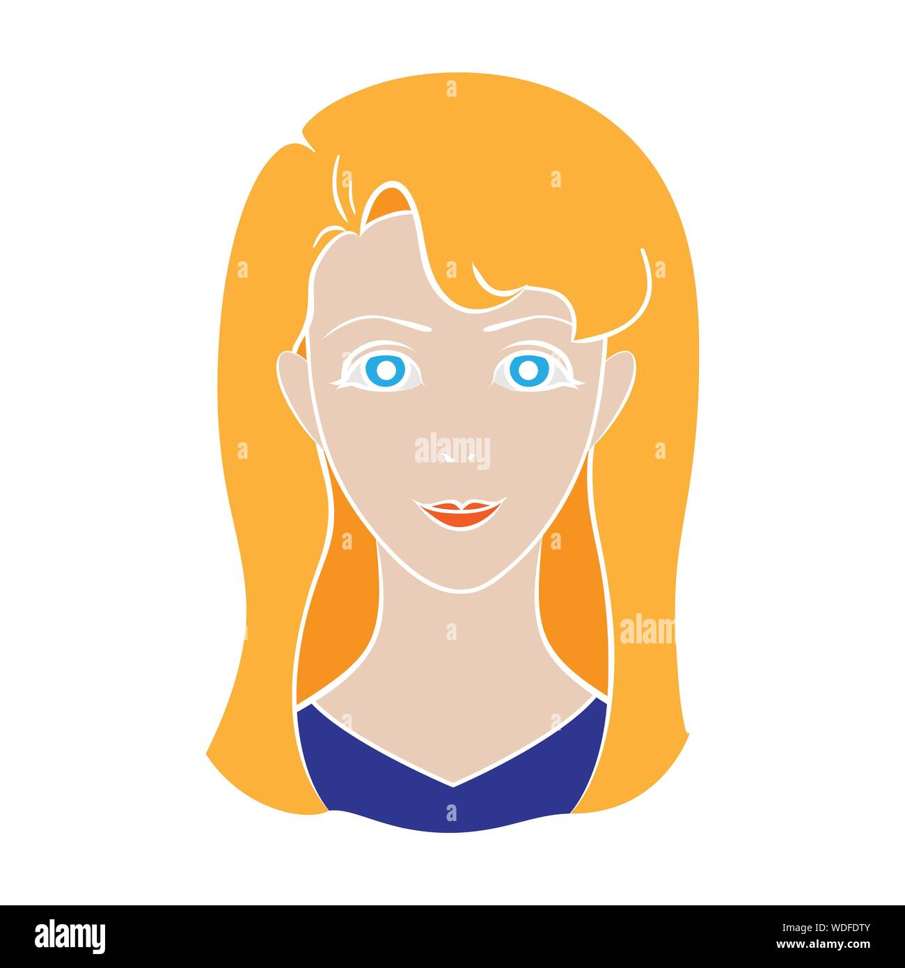 Young woman student avatar icon vector isolated Stock Vector Image & Art -  Alamy