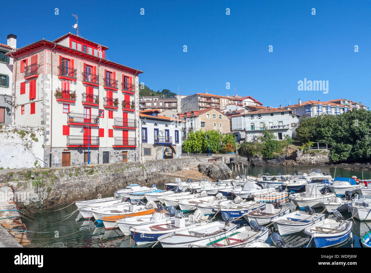 Mundaka village, Vizcaya province, The Basque Country, Spain Stock Photo