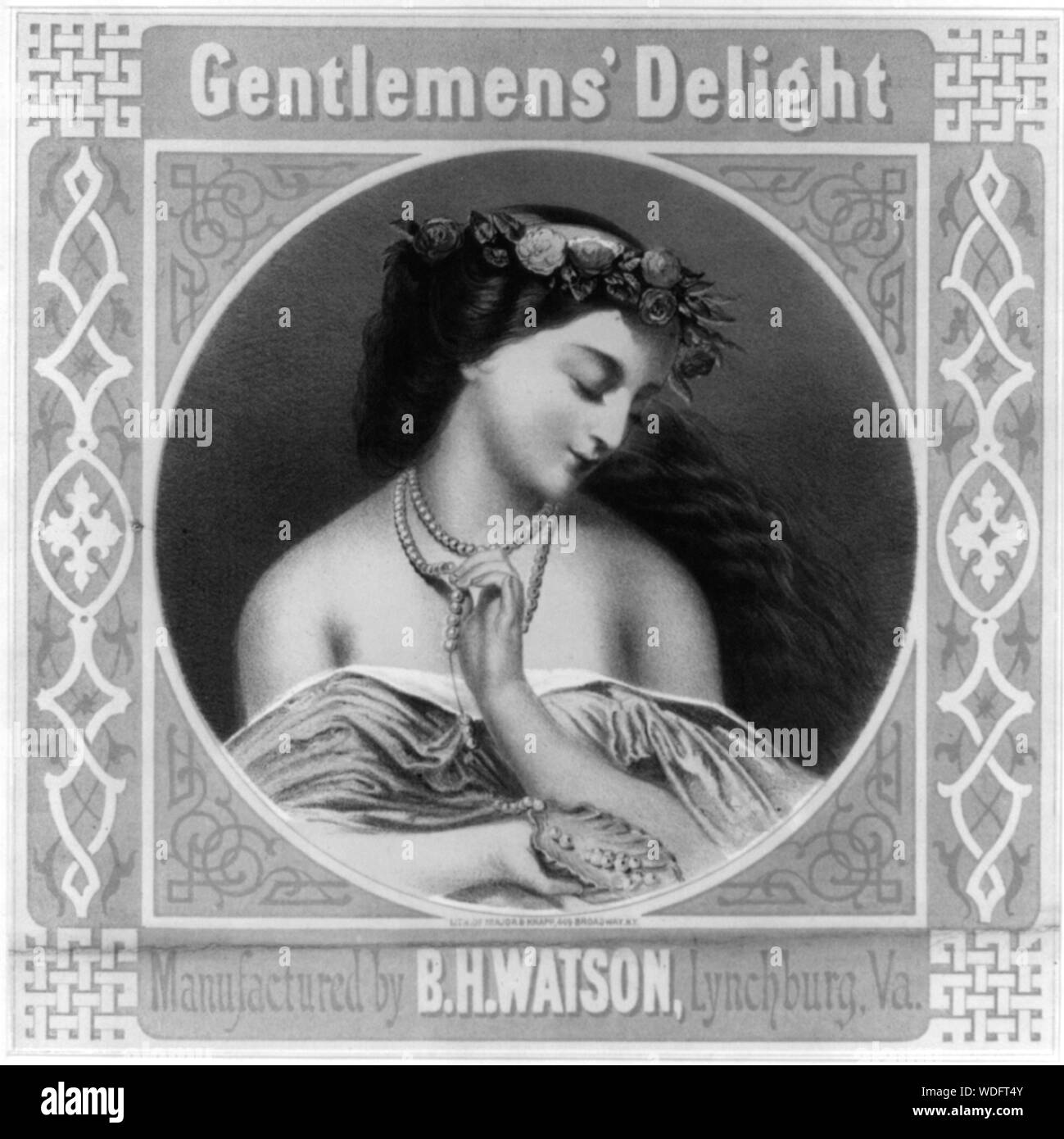 Gentlemens' Delight Abstract/medium: 1 print : lithograph, color. Stock Photo
