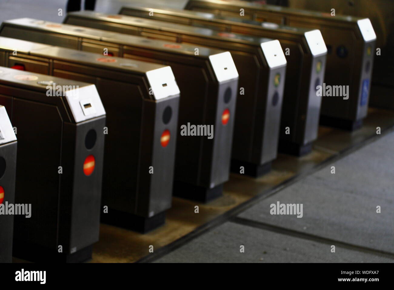 Ticket Counter In Railroad Station Stock Photo Alamy