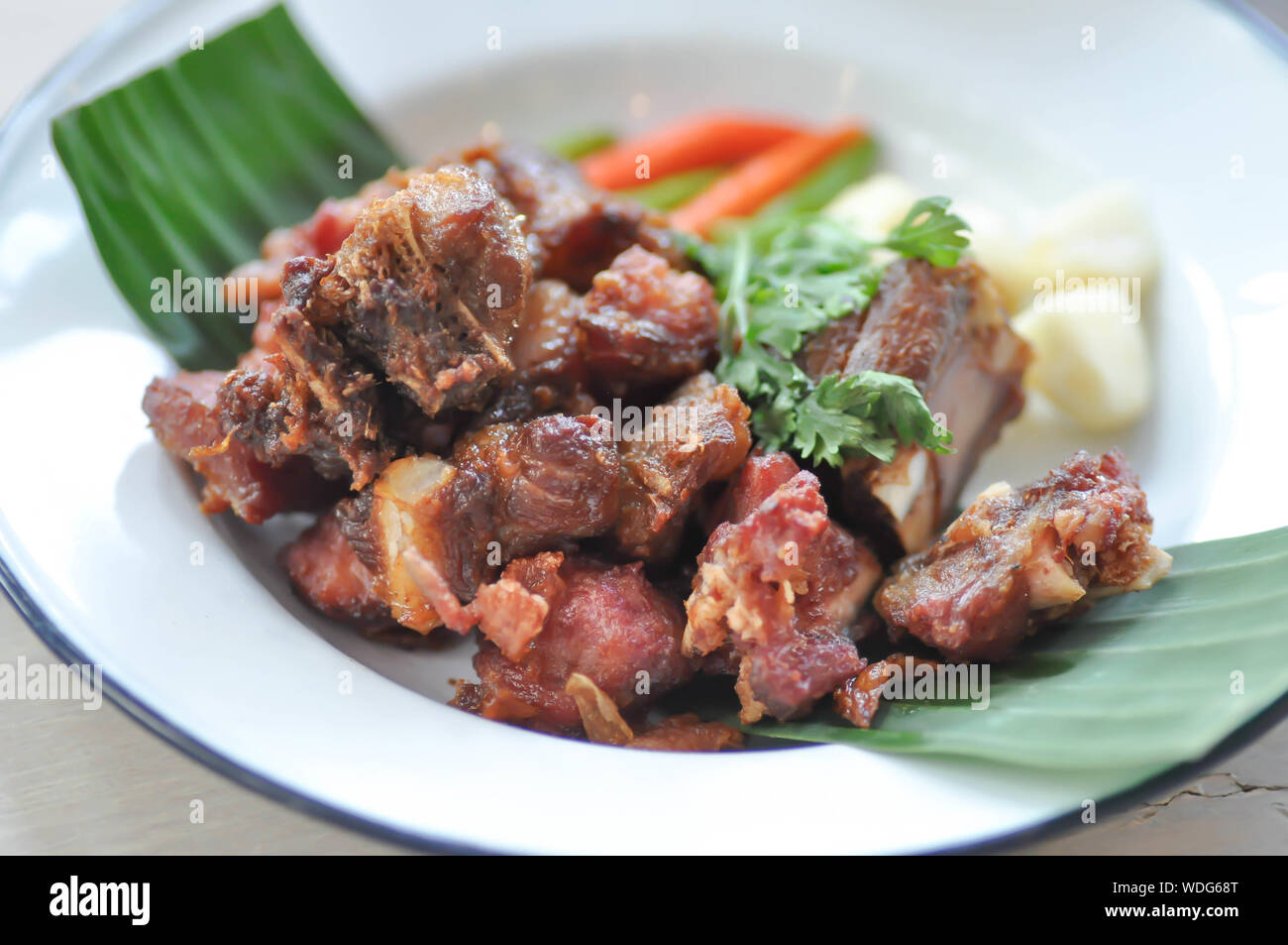 fried pork rib, deep fried fried pork rib or fried pork Stock Photo Alamy