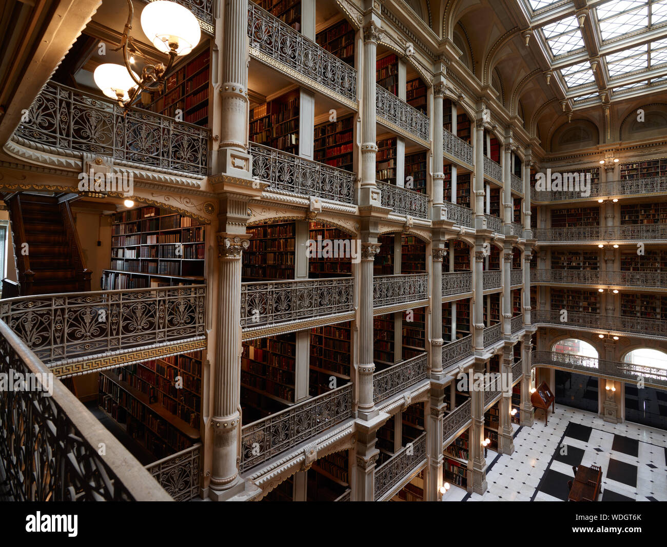 Baltimore peabody library hires stock photography and images