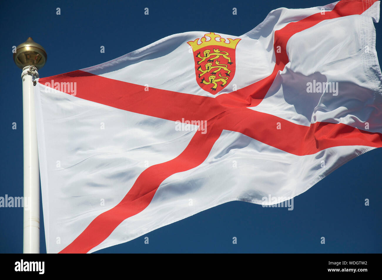 Jersey crown dependency flag hires stock photography and images Alamy