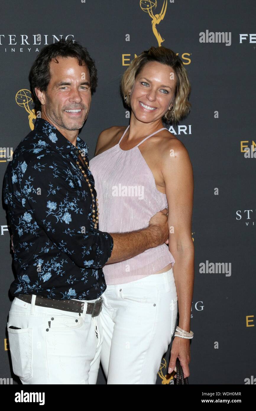 Los Angeles, CA. 28th Aug, 2019. Shawn Christian, Arianne Zucker at