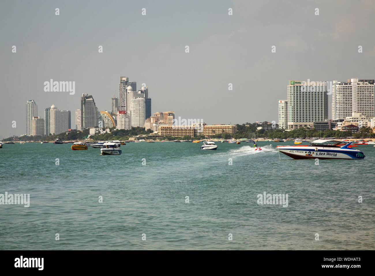 Gulf of Thailand (Siam) in Pattaya. Kingdom of Thailand Stock Photo - Alamy