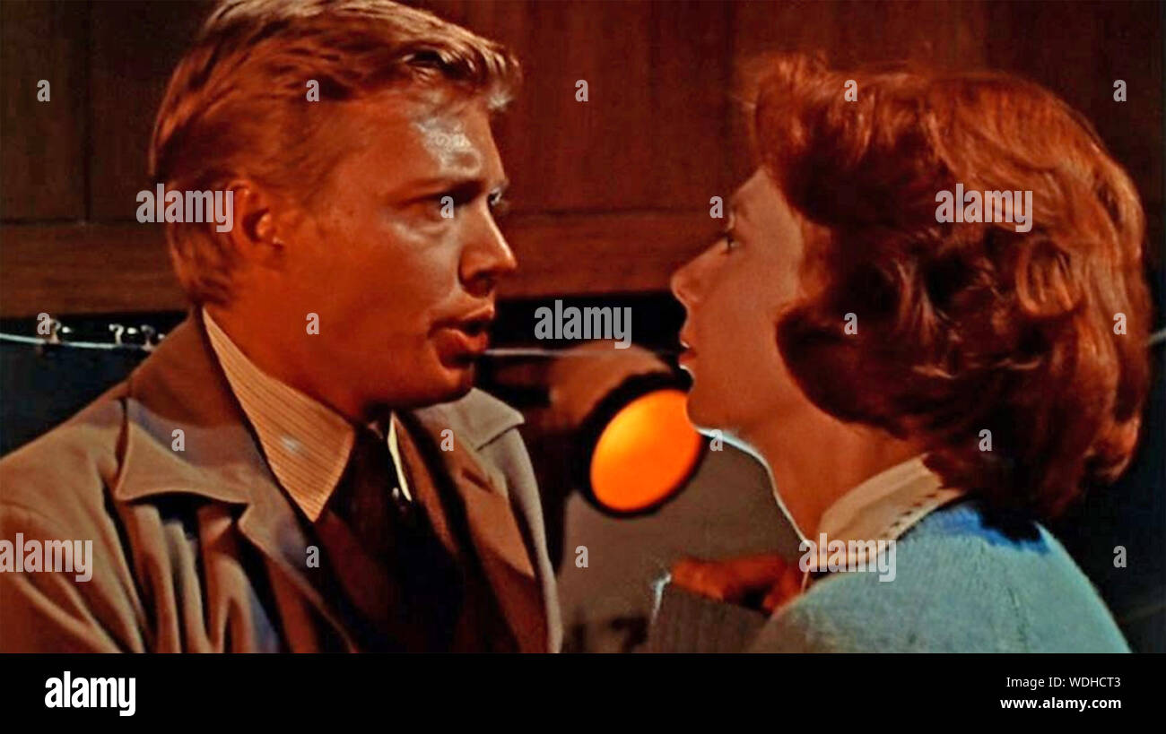 PEEPING TOM 1960 Anglo-Amalgamated film with Carl Boehm and Maxine Audley Stock Photo