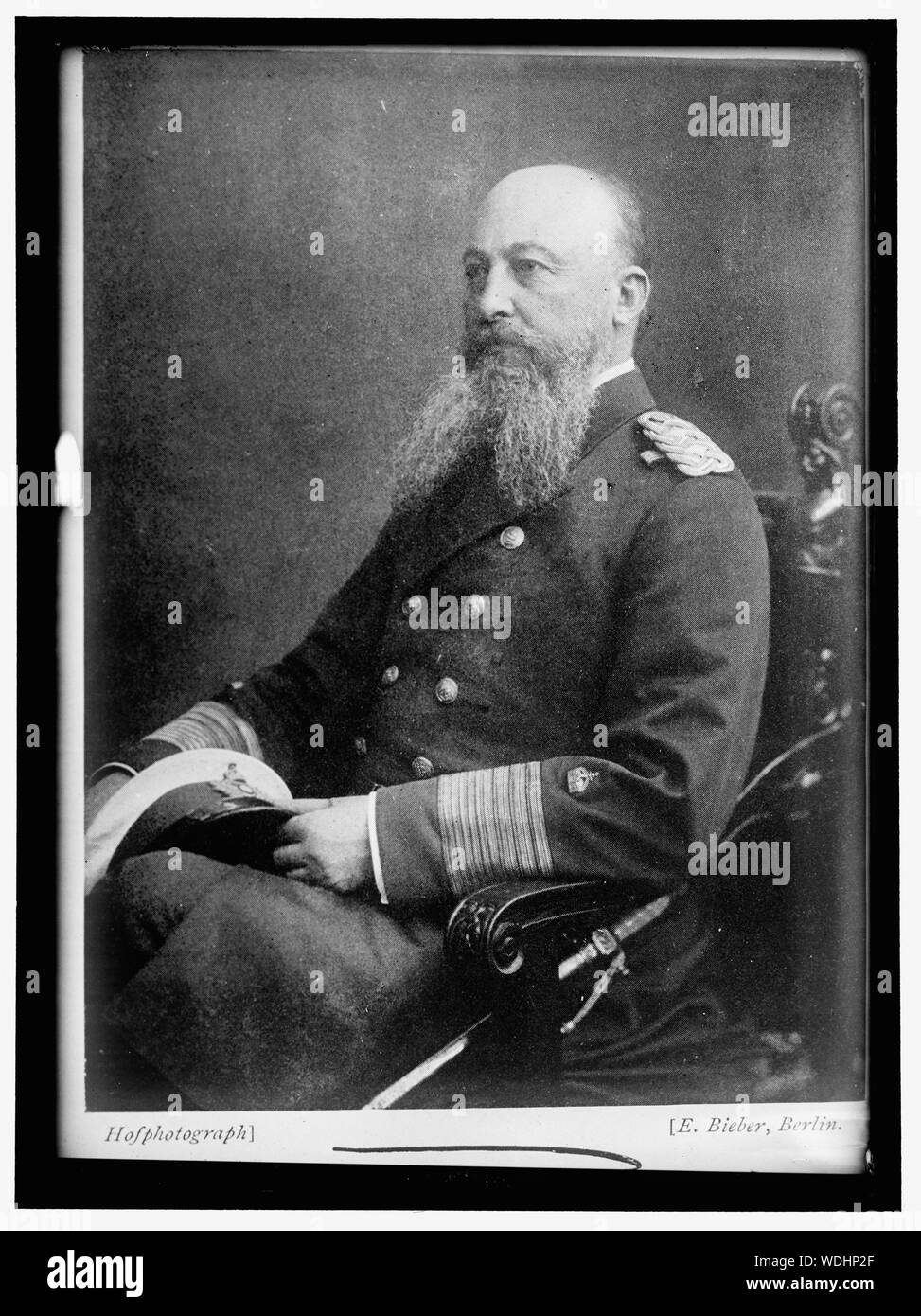 German Grand Admiral Alfred von Tirpitz Abstract/medium: Harris & Ewing photograph collection Stock Photo