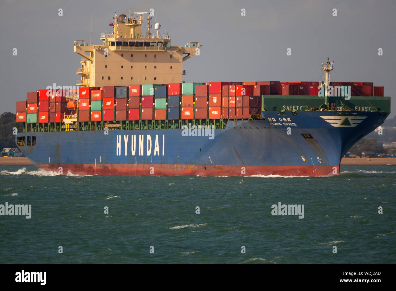 Hyundai Supreme, Container Ship, large,import,services,shipping,agent ...