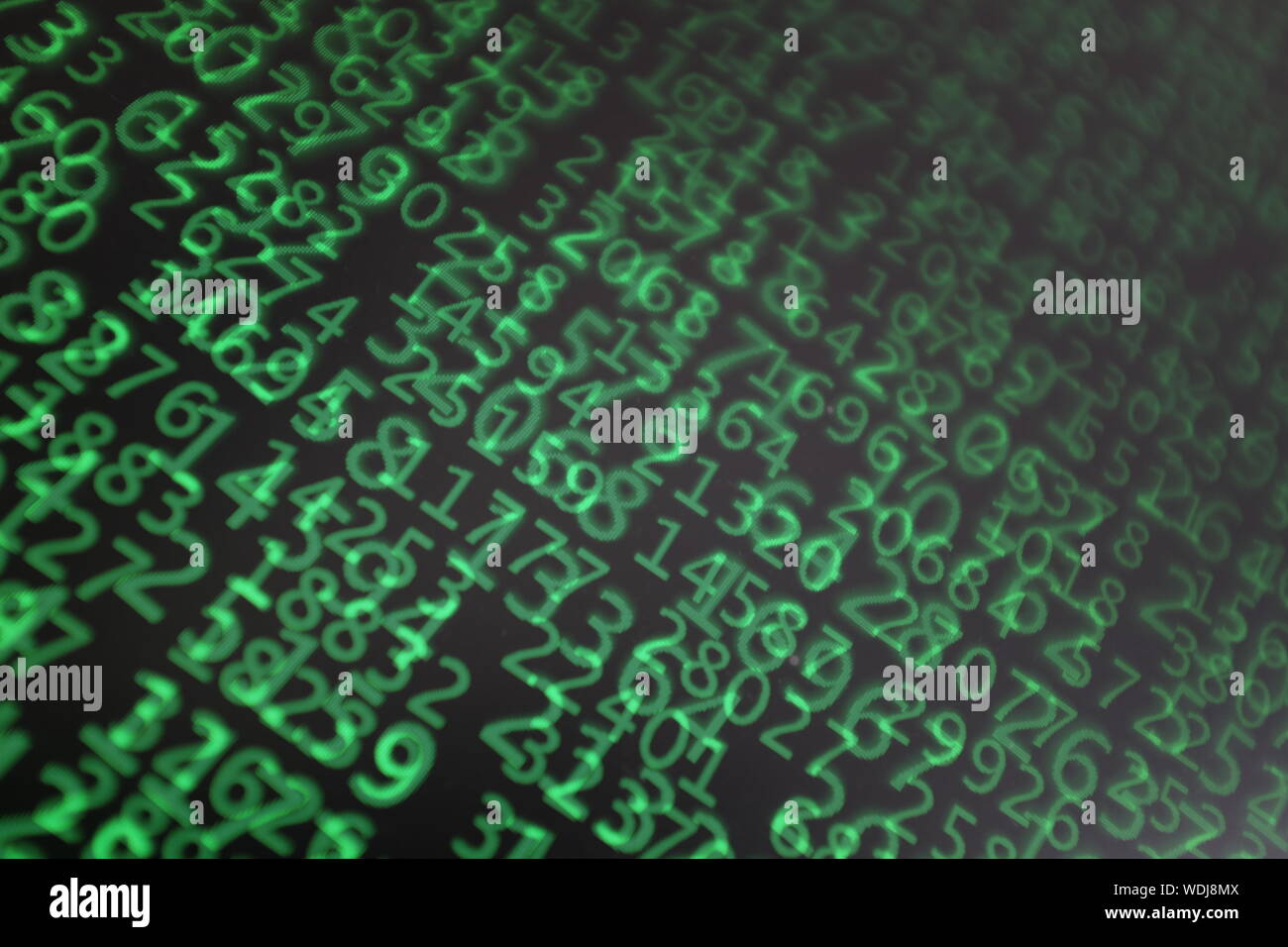 Numbers on the monitor hi-res stock photography and images - Alamy