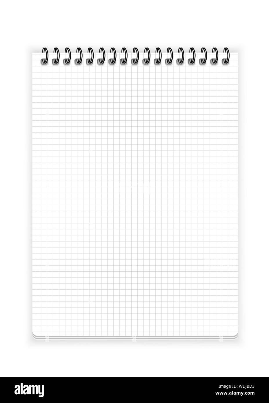 Notebook paper vector Stock Vector Image & Art Alamy