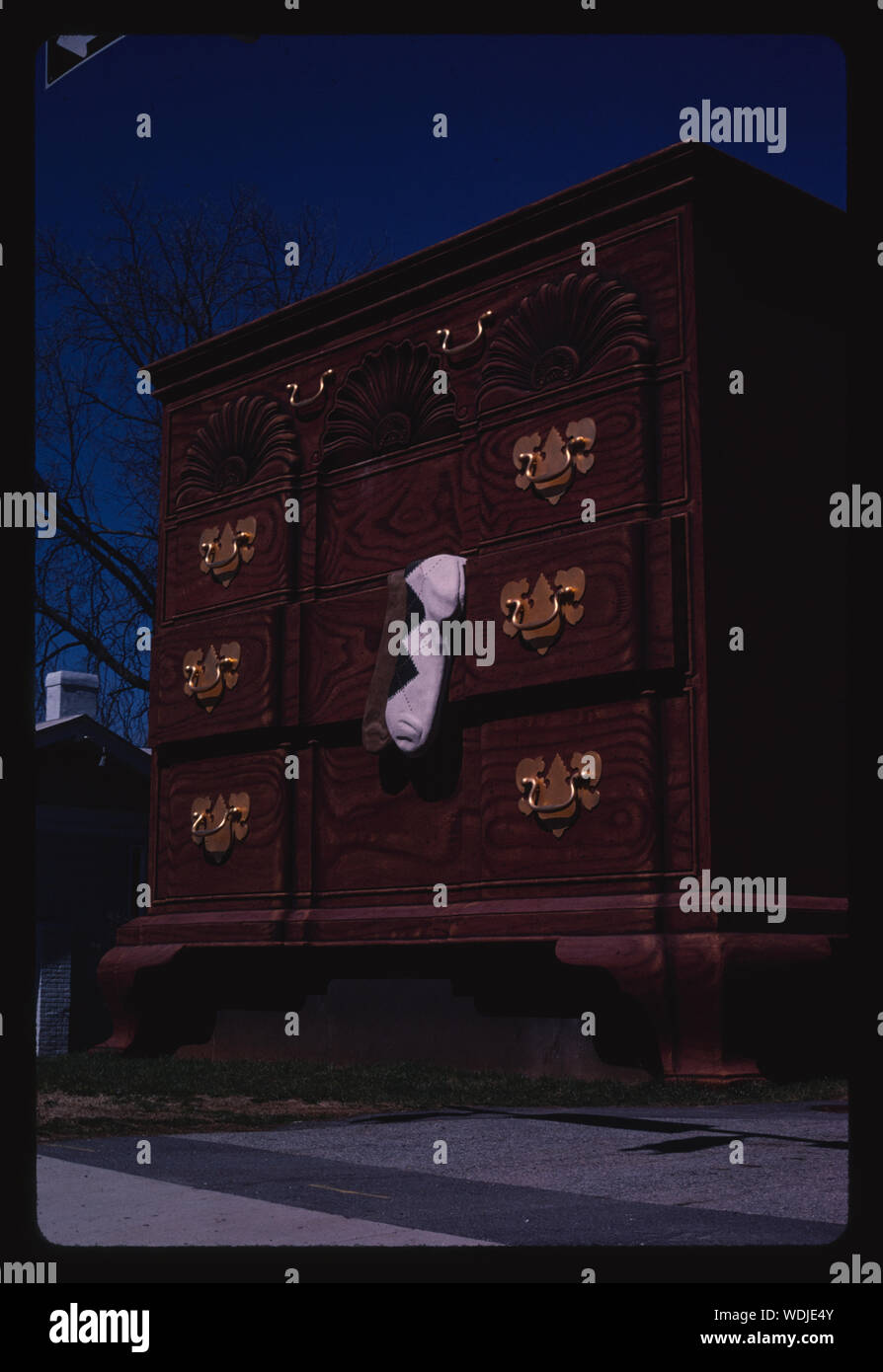 Giant chest of drawers, High point, North Carolina Stock Photo Alamy