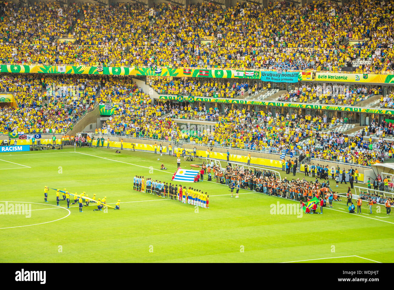 Confederations Cup 2013, Mineirão, Belo Horizonte, Minas Gerais, Brazil Stock Photo