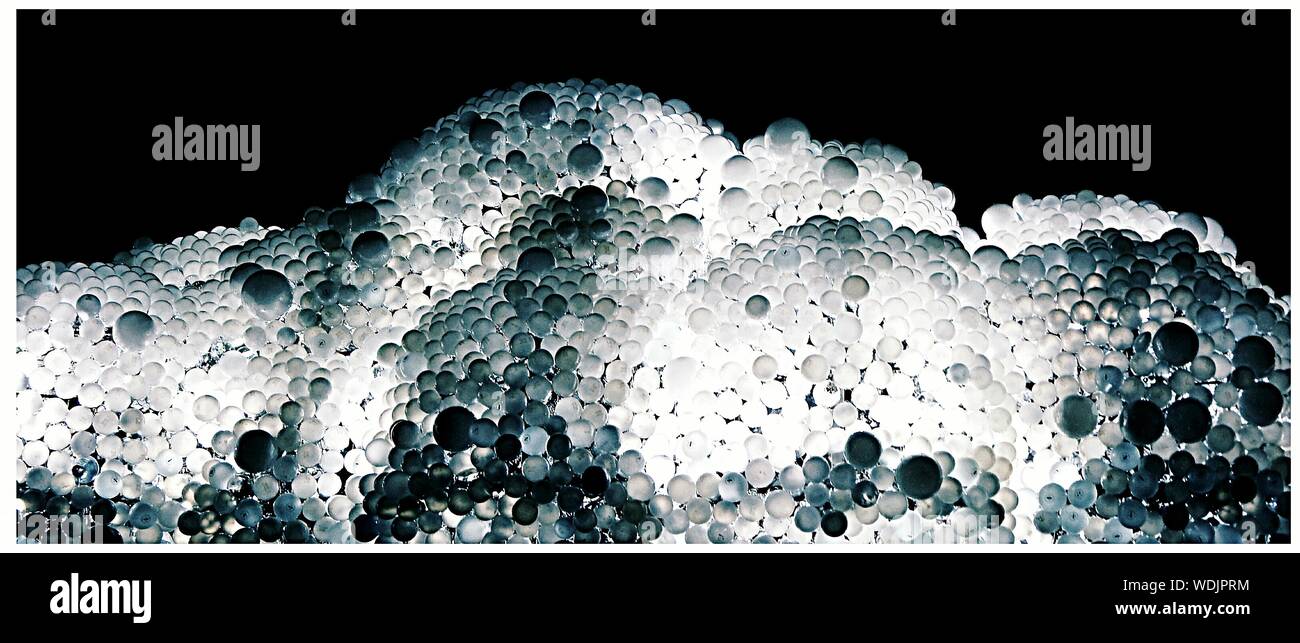 Close-up Of Illuminated Lights At Night Stock Photo