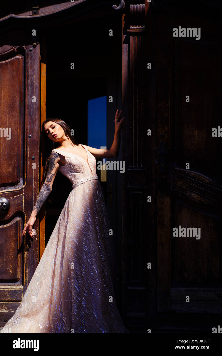 bride and beautiful couture