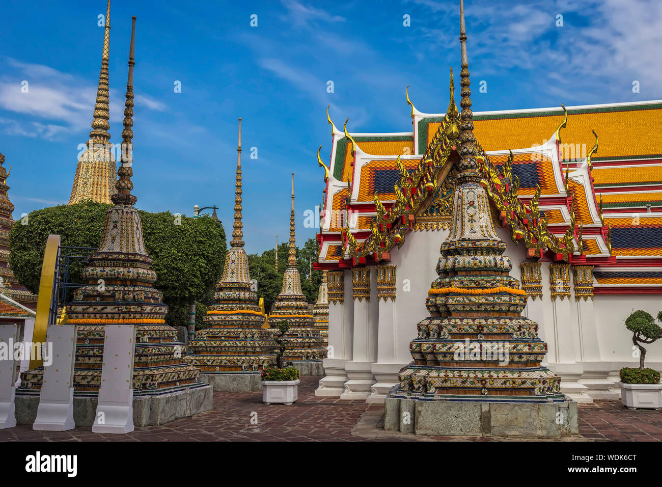 Wat pho is the beautiful temple in Bangkok, Thailand Stock Photo - Alamy