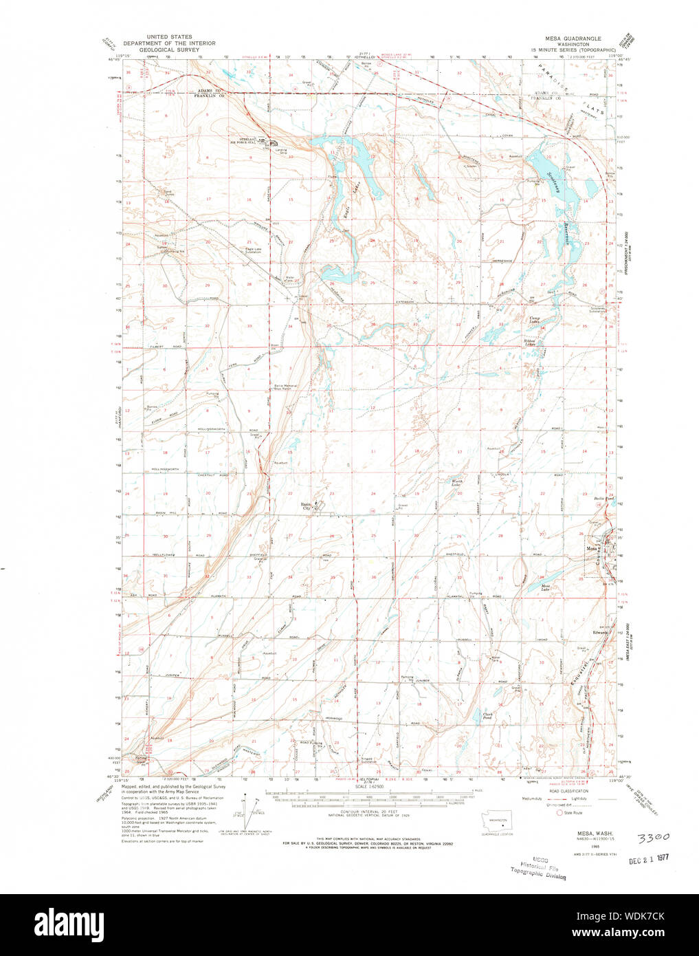 Mesa washington state map hires stock photography and images Alamy