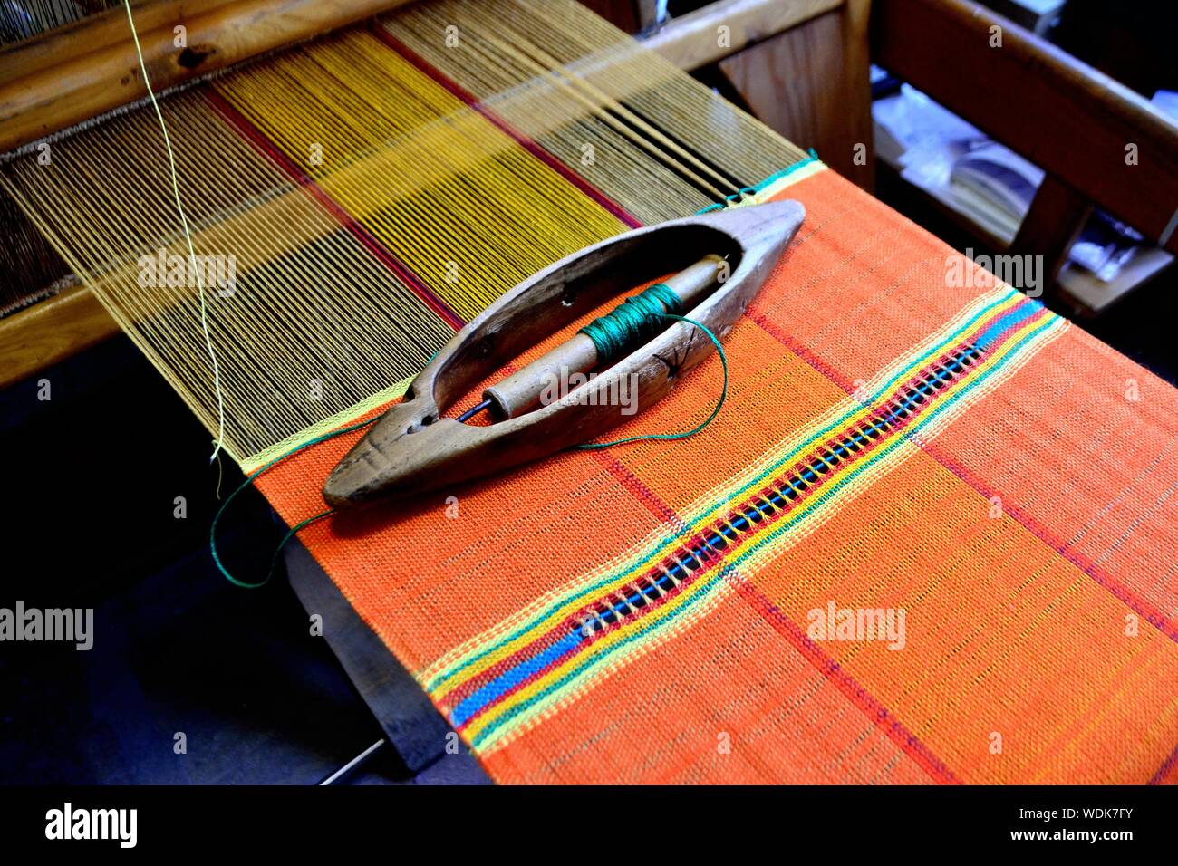 Typical Loom House Museum in Veliko Tarnovo BULGARIA Stock Photo