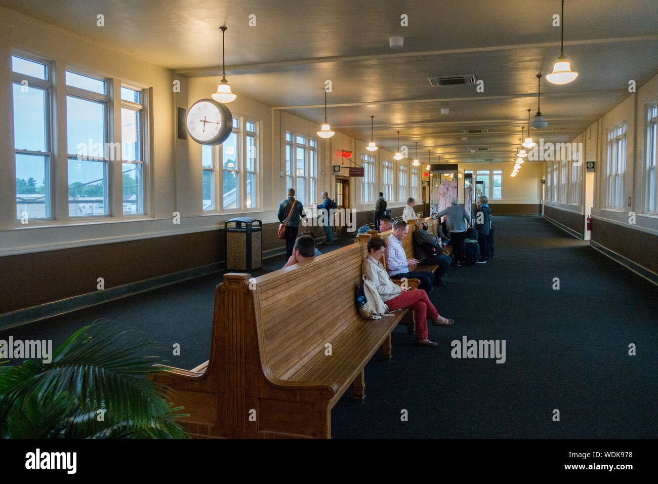 Lancaster train station in Pennsylvania Stock Photo Alamy