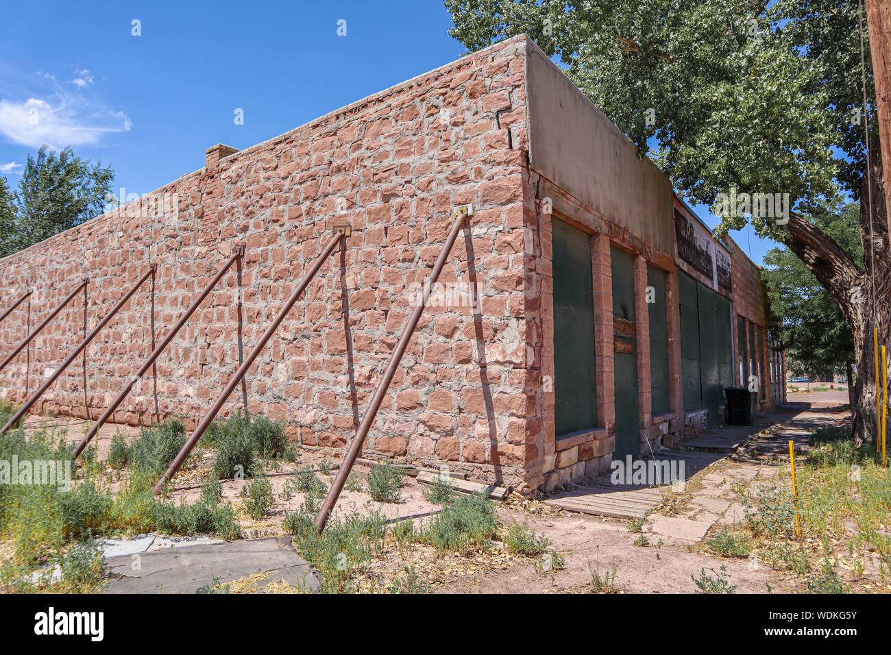 Holbrook, Arizona / USA August 3, 2919 Bucket Of Blood Saloon Stock