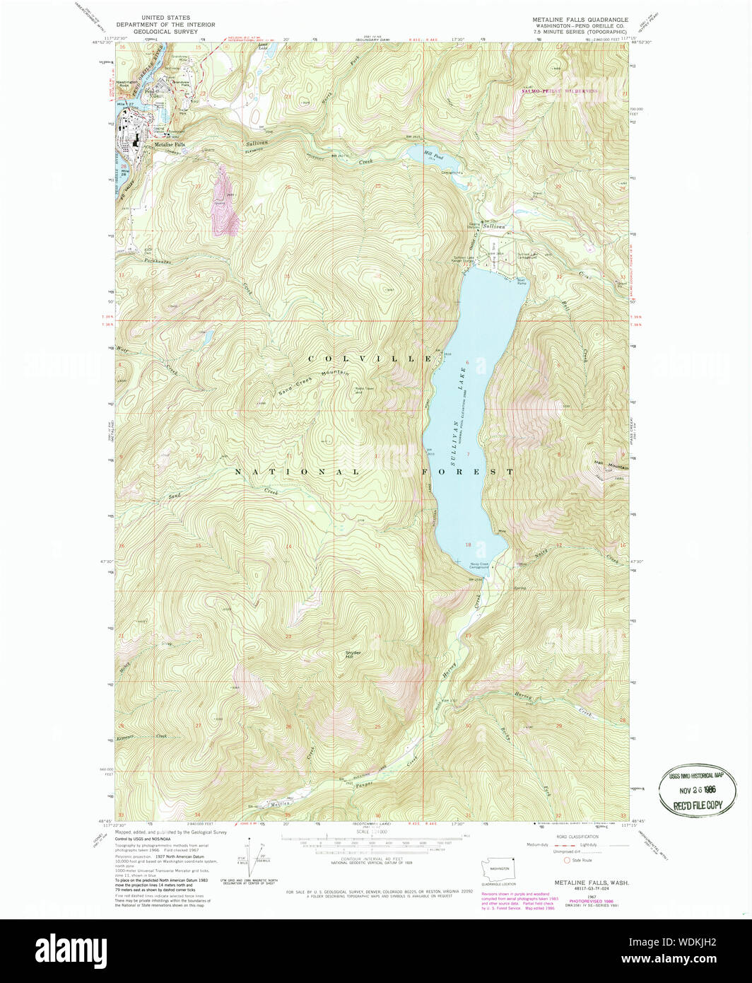 Metaline falls washington hires stock photography and images Alamy