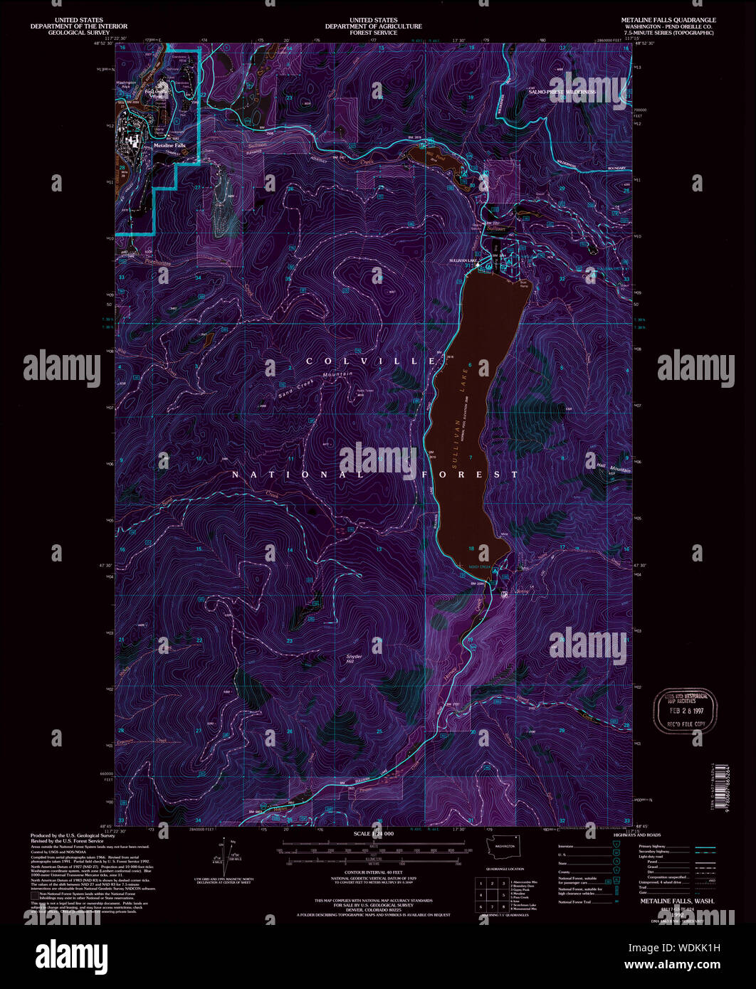 Metaline falls hires stock photography and images Alamy