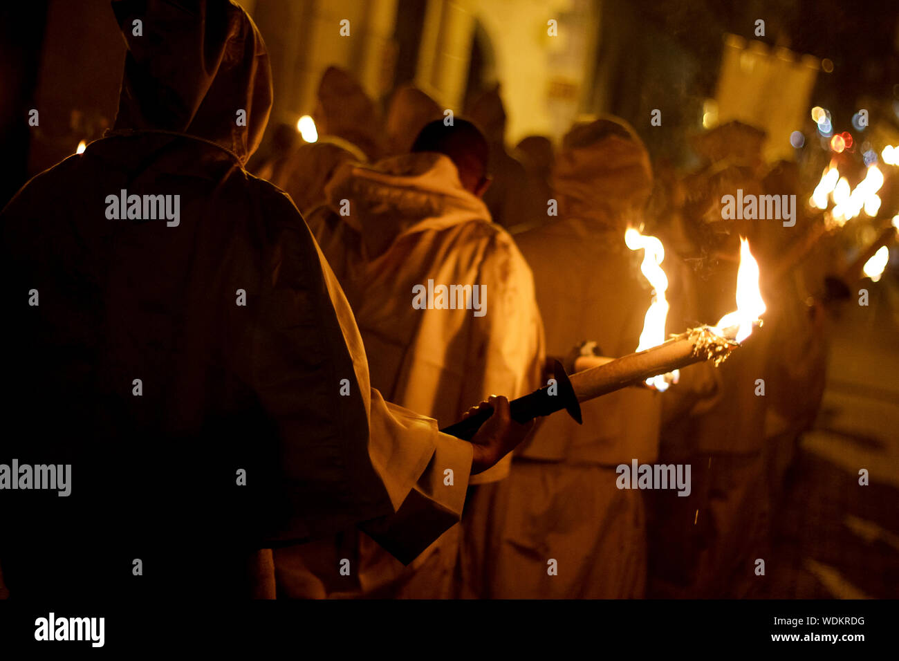 Torch Street Walking Stock Photos & Torch Street Walking Stock Images