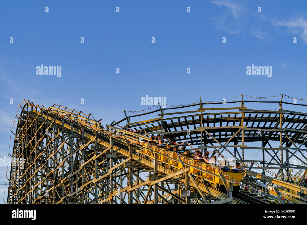 Vintage roller coaster hi-res stock photography and images - Alamy