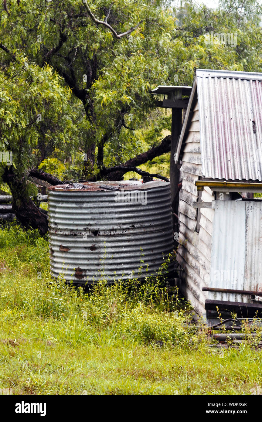 Old Farm Yards Linville Queensland Australia Stock Photo