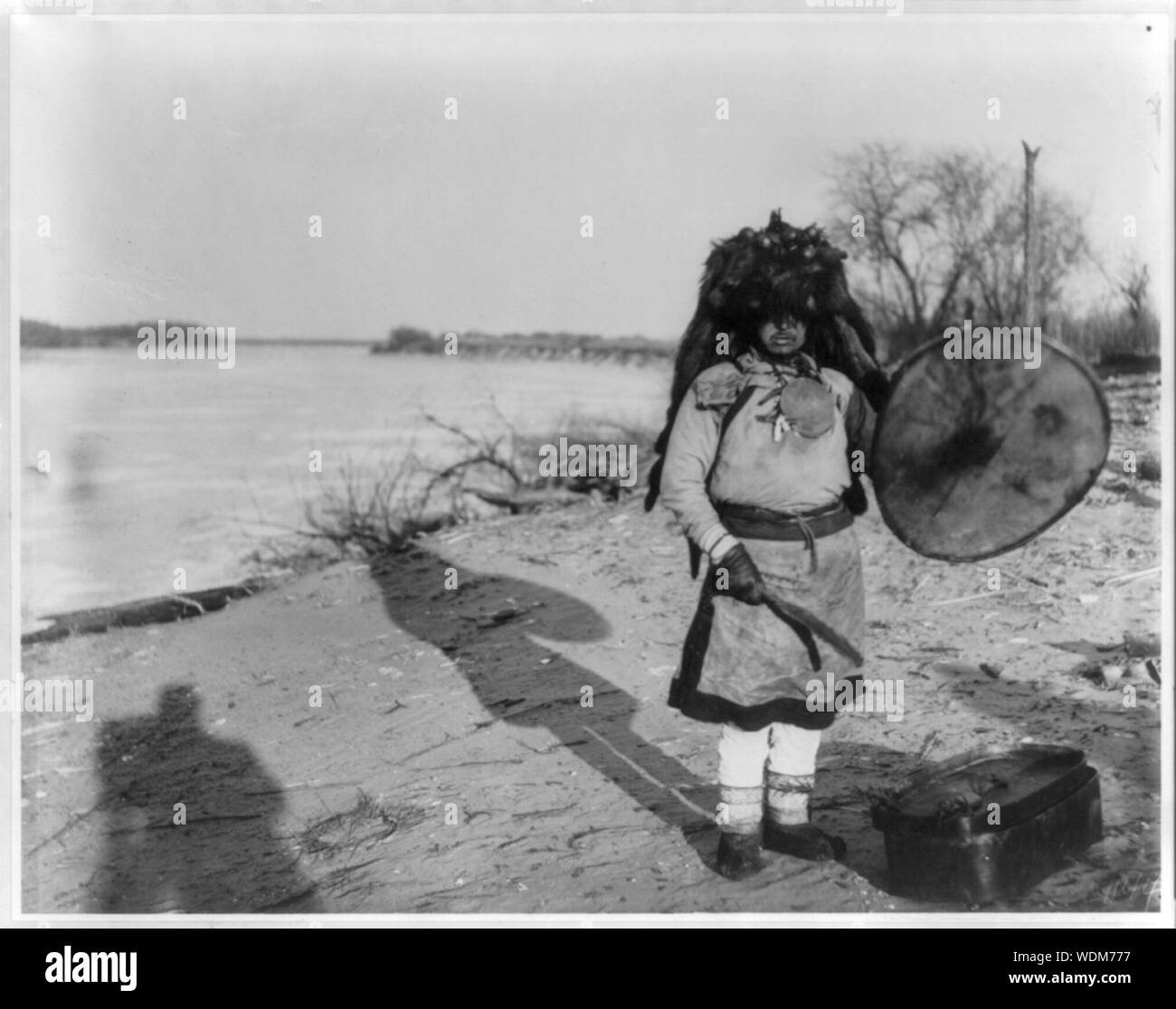 Goldes shaman priest in his regalia Stock Photo Alamy