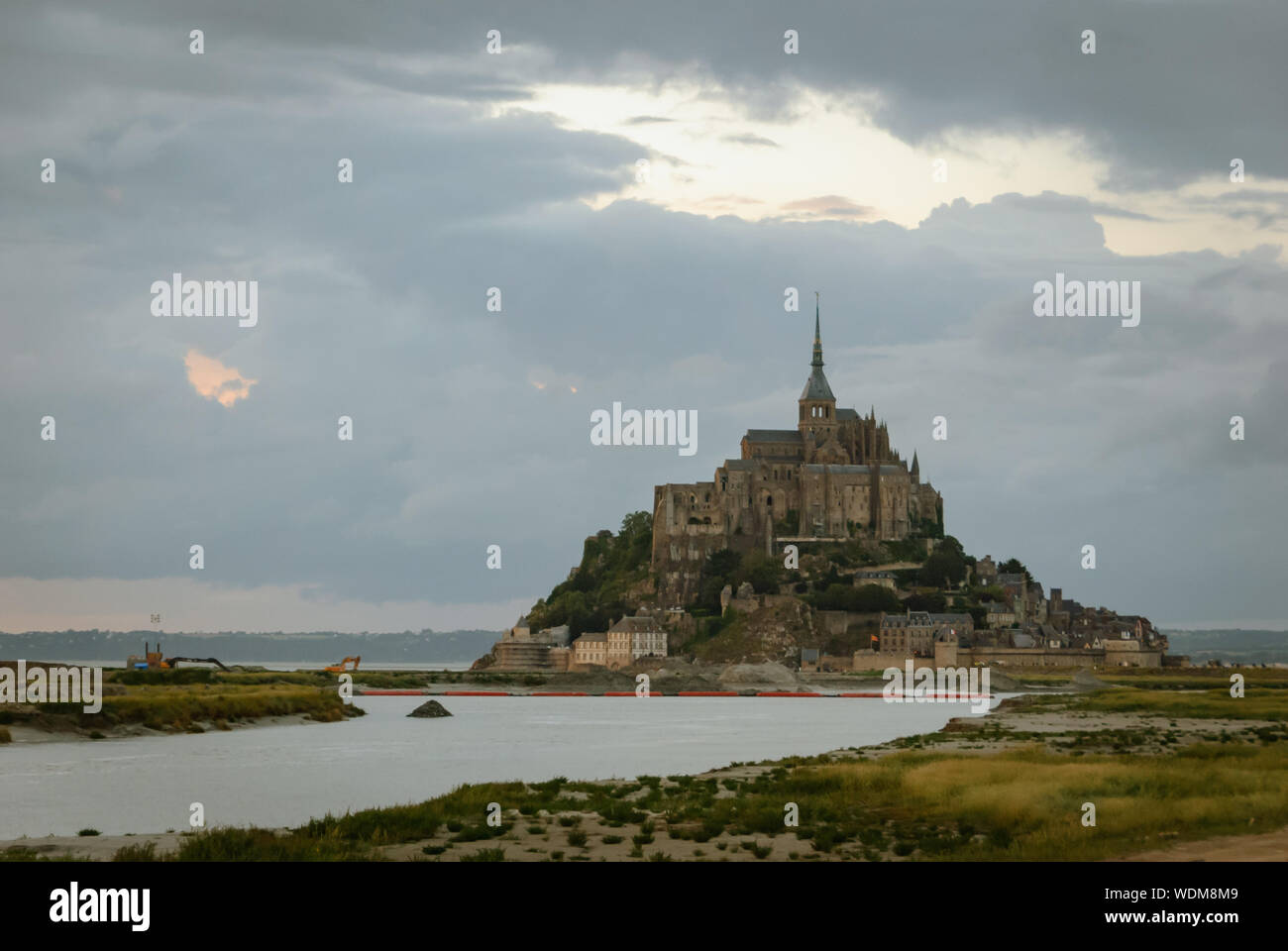 Views of Mont Saint Michel. Stock Photo