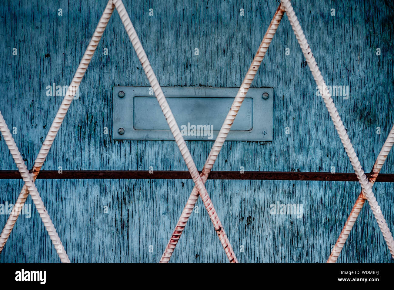 Metal Rods In Wall With Wooden Rods High Resolution Stock Photography and Images - Alamy