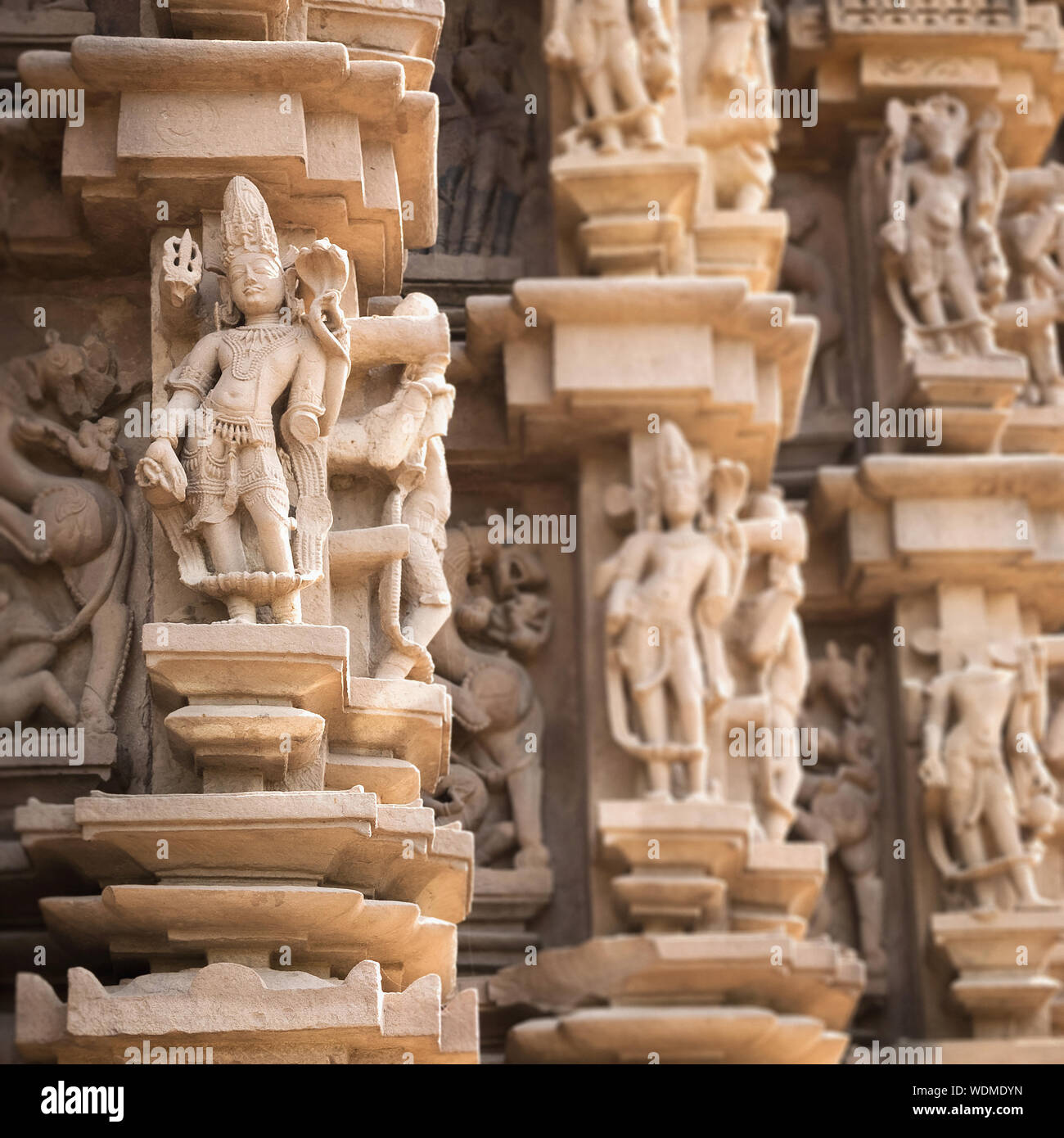 Duladed Temple, Khajuraho Group of Monuments, Khajuraho, Madhya Pradesh, India, Asia Stock Photo