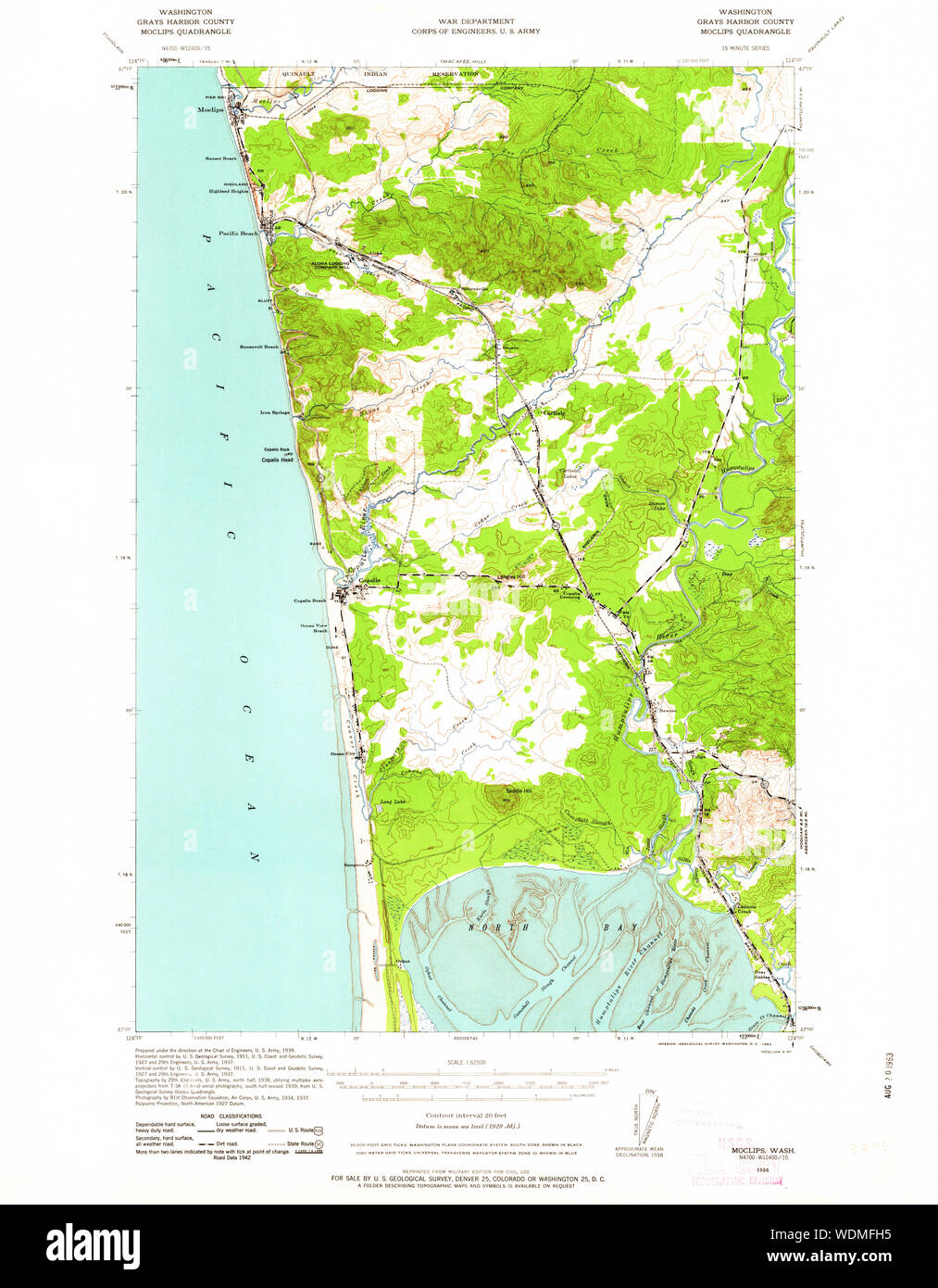 Moclips map Cut Out Stock Images & Pictures Alamy