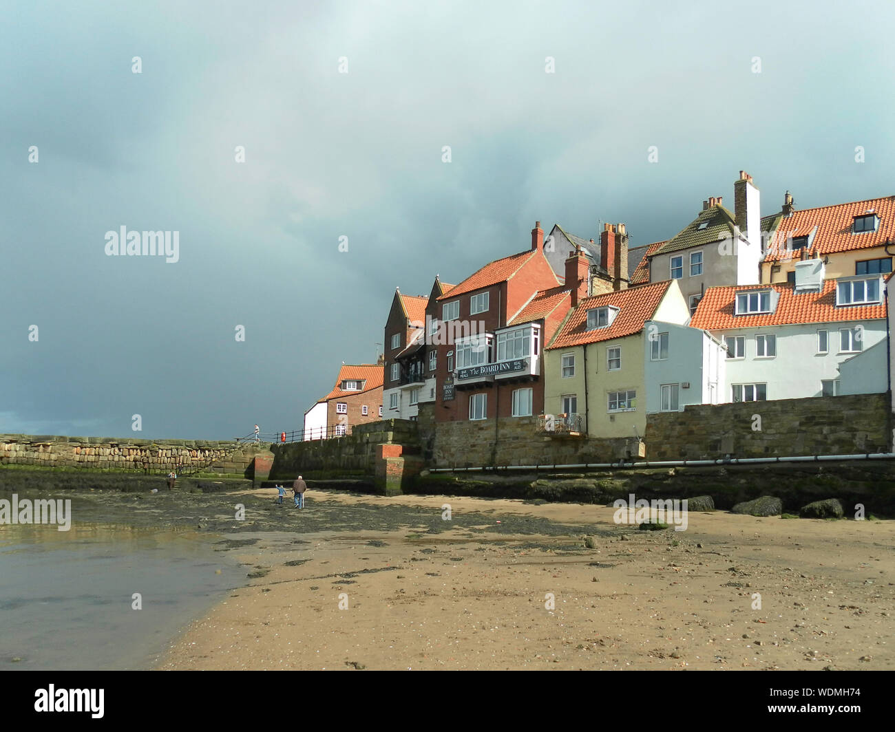 Town of whitby in north yorkshire Stock Photo