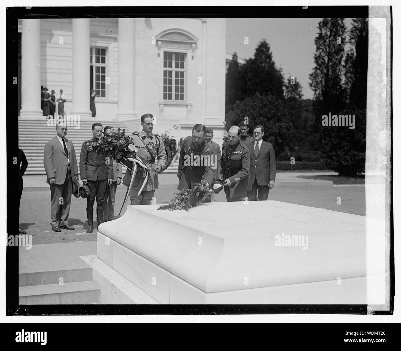 Gouraud at Tomb of Unknown, [7/6/23] Abstract/medium: National Photo ...
