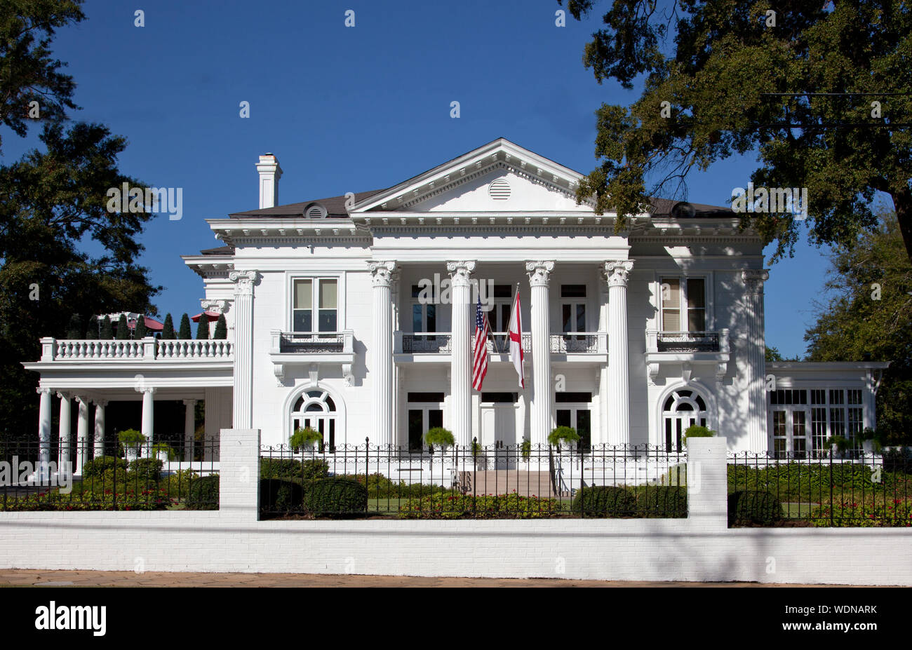 Governor's mansion, Montgomery, Alabama Stock Photo