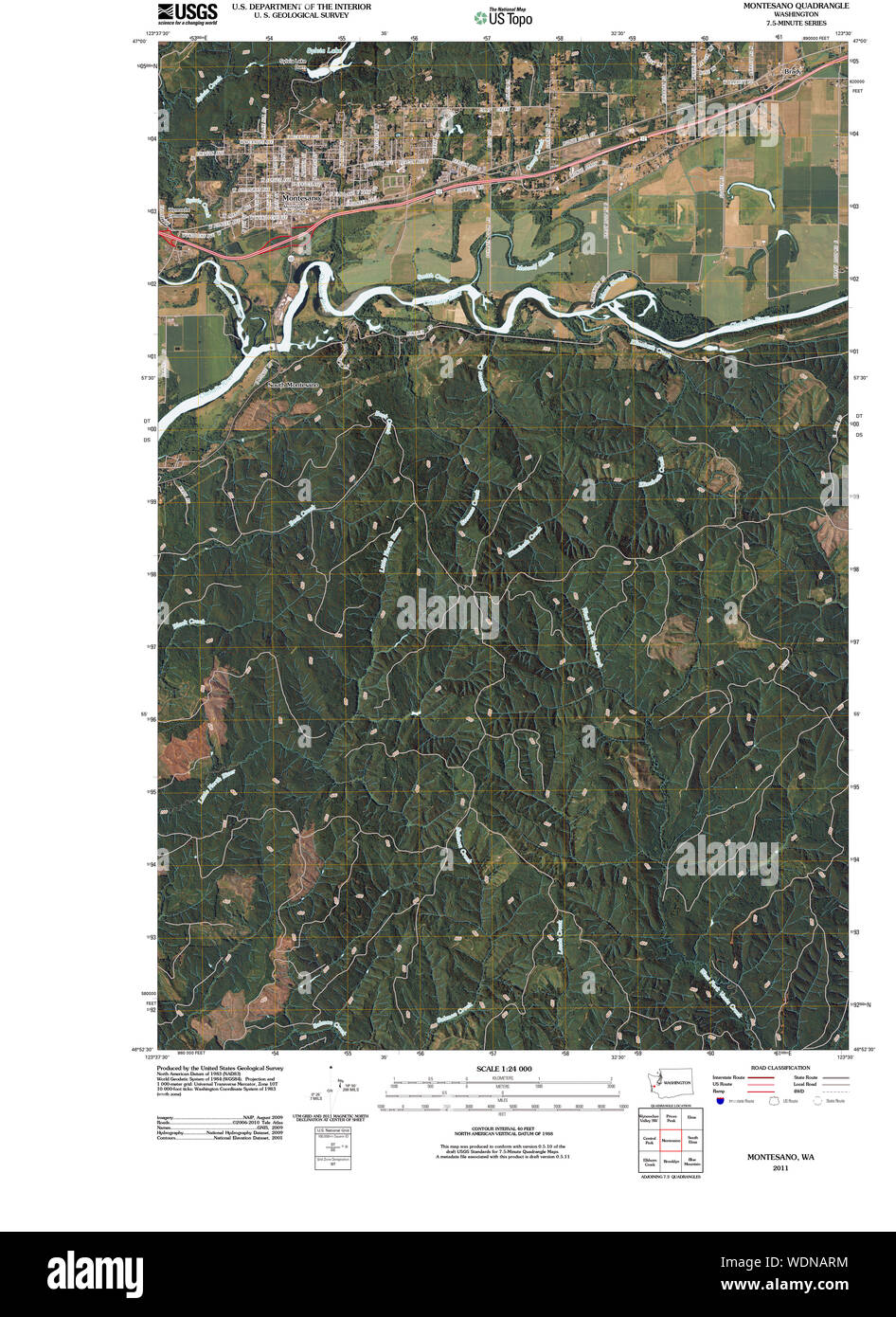 Map of montesano washington hires stock photography and images Alamy
