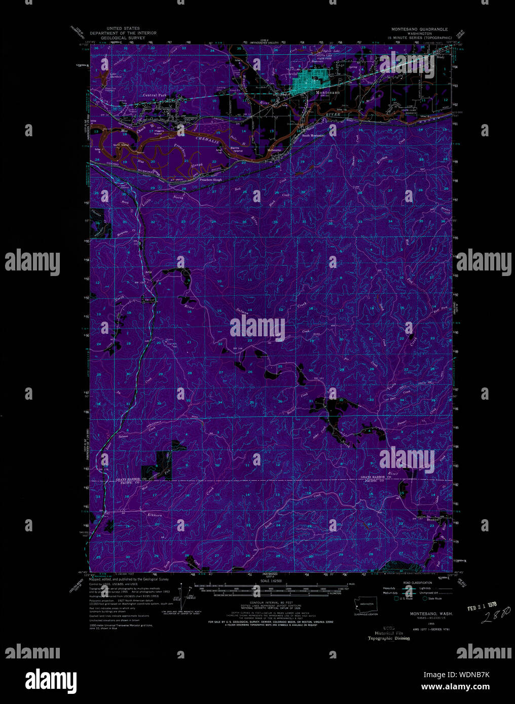 Map of montesano washington hires stock photography and images Alamy