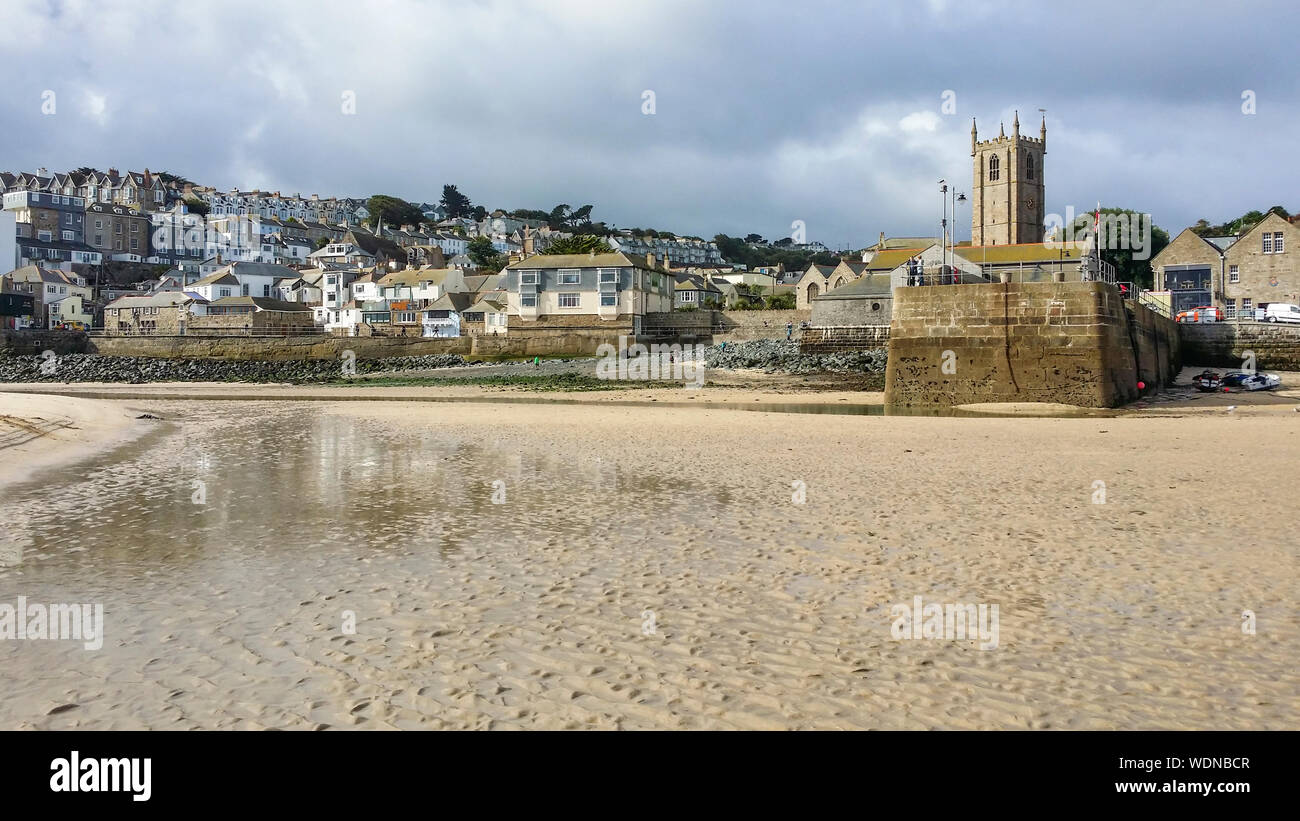 Village of St Ives Cornwall Stock Photo