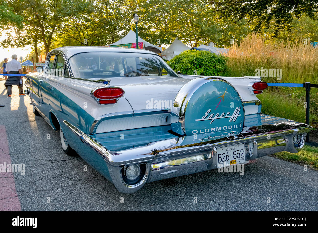 Super 8, Oldsmobile, Collector Car Show, Vancouver, British Columbia, Canada Stock Photo