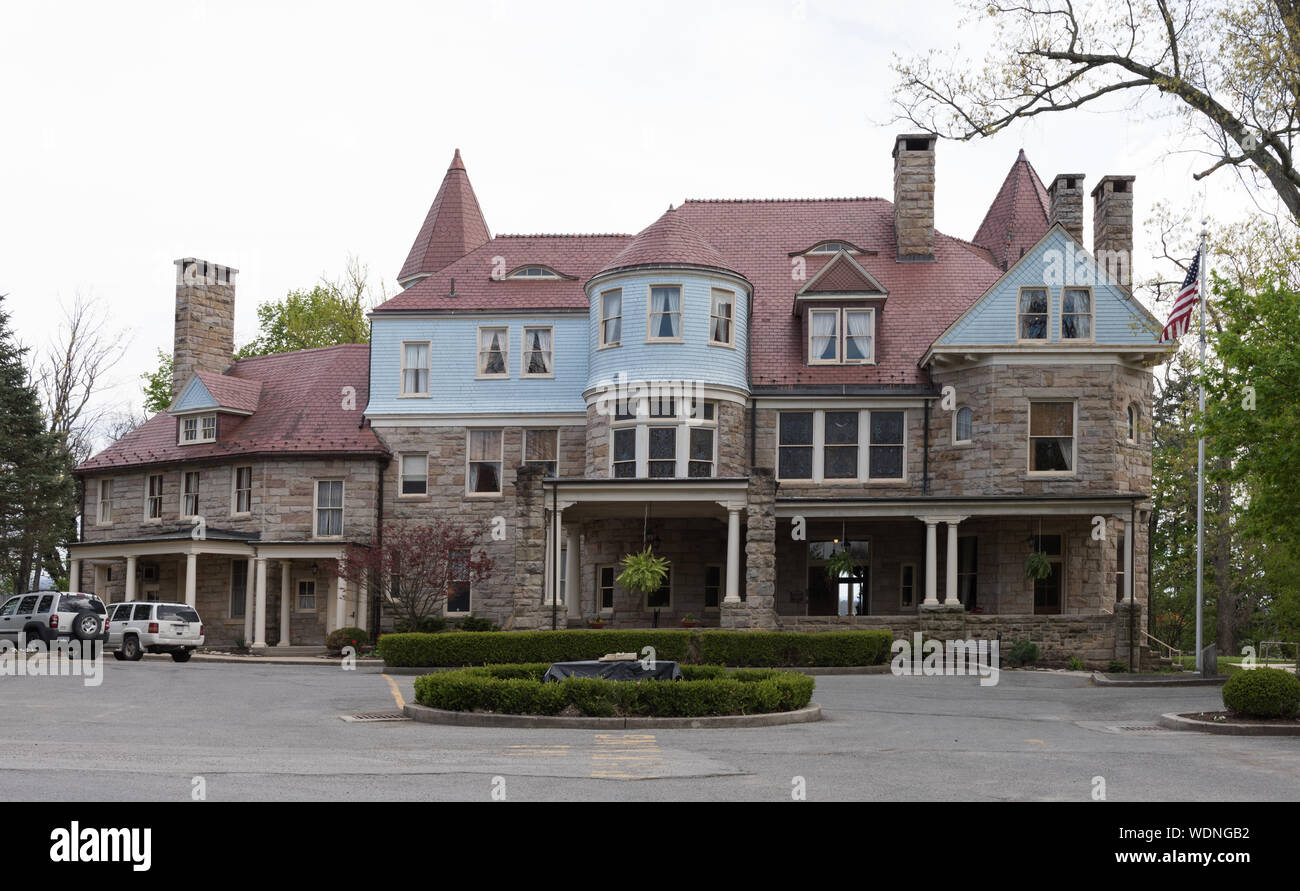 Graceland mansion on the campus of Davis & Elkins College in Elkins