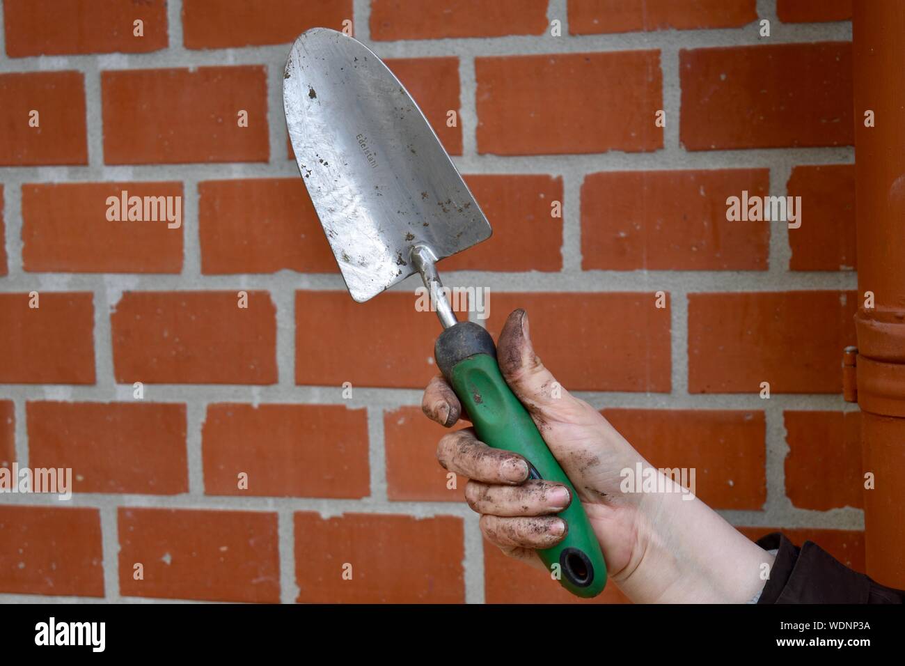 left handed bricklaying trowel