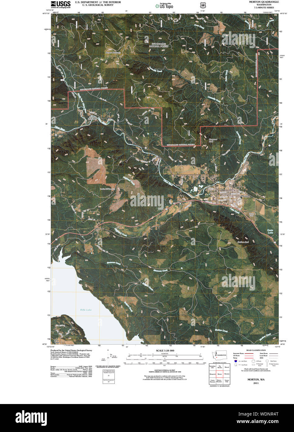 Morton washington map Cut Out Stock Images & Pictures Alamy