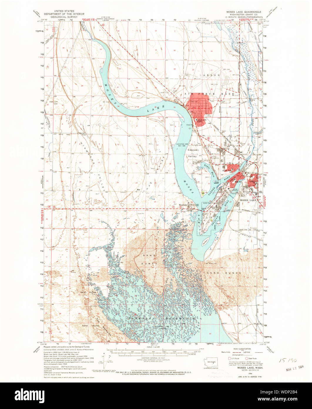 Moses lake map Cut Out Stock Images & Pictures Alamy