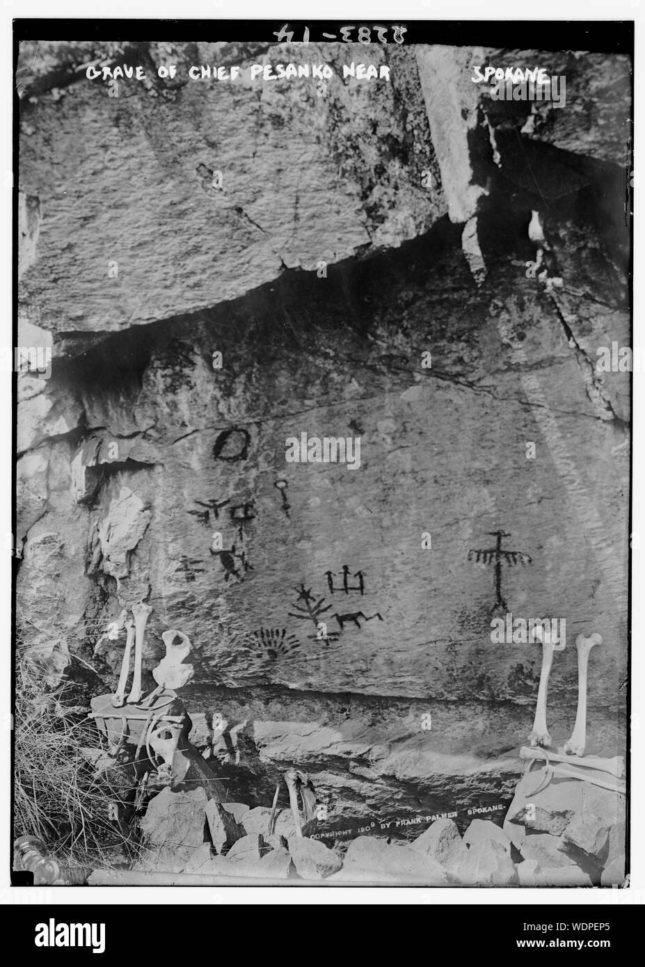 Grave of Chief Pesanko near Spokane, Wn. Abstract/medium: 1 negative ...