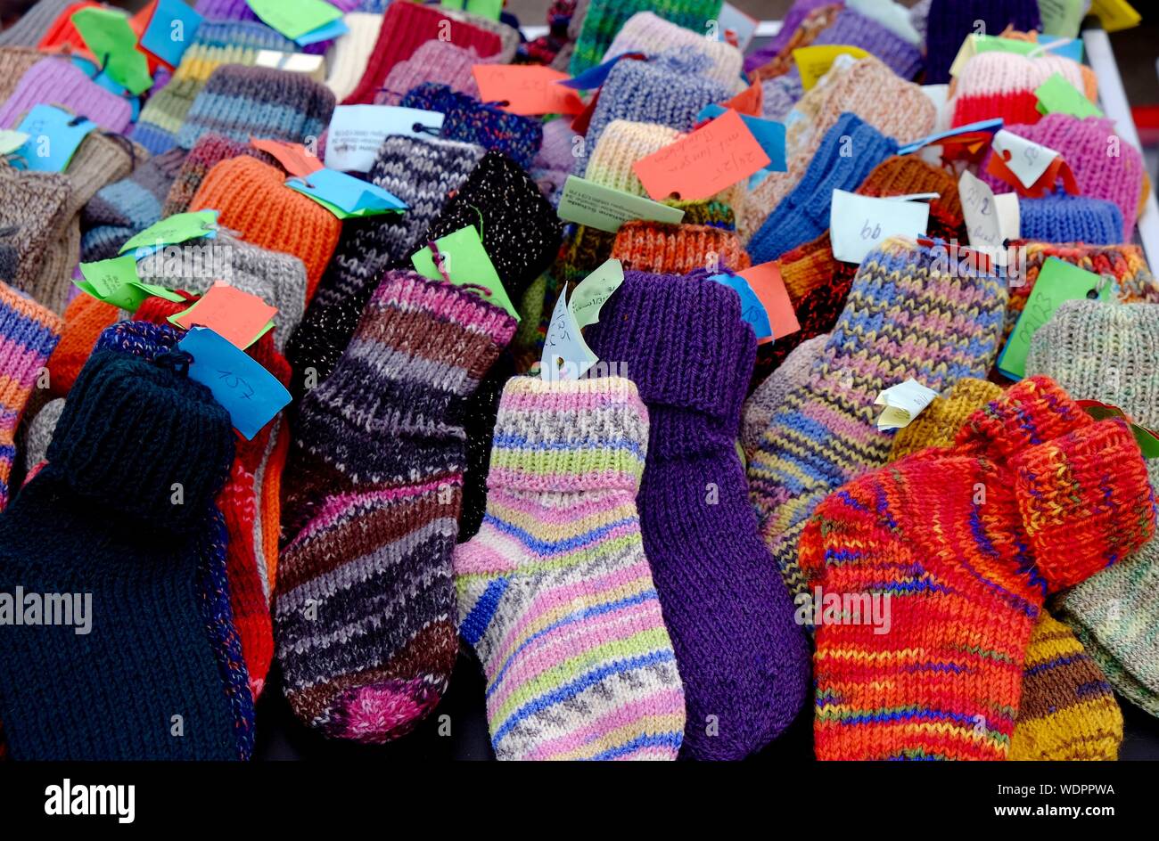 Socks Market Stall High Resolution Stock Photography and Images Alamy