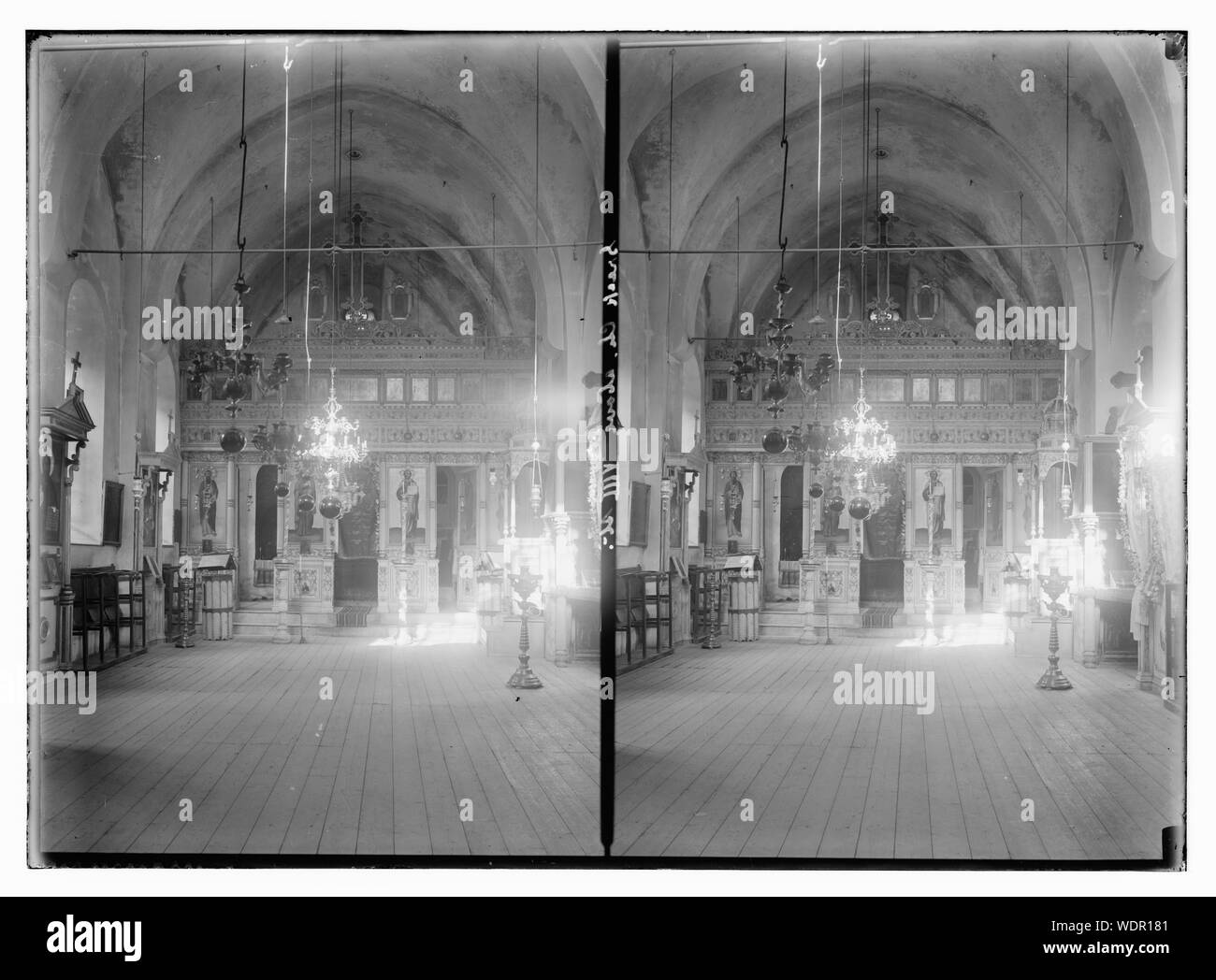 Greek Ch. above VIIIth St [i.e., Greek Church above the 8th Station of the Cross] Abstract/medium: G. Eric and Edith Matson Photograph Collection Stock Photo